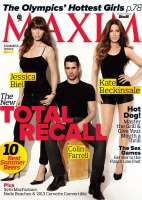 Кейт Бекинсейл, Колин Фаррелл и Джессика Бил для журнала «Maxim US» (июль/август 2012)